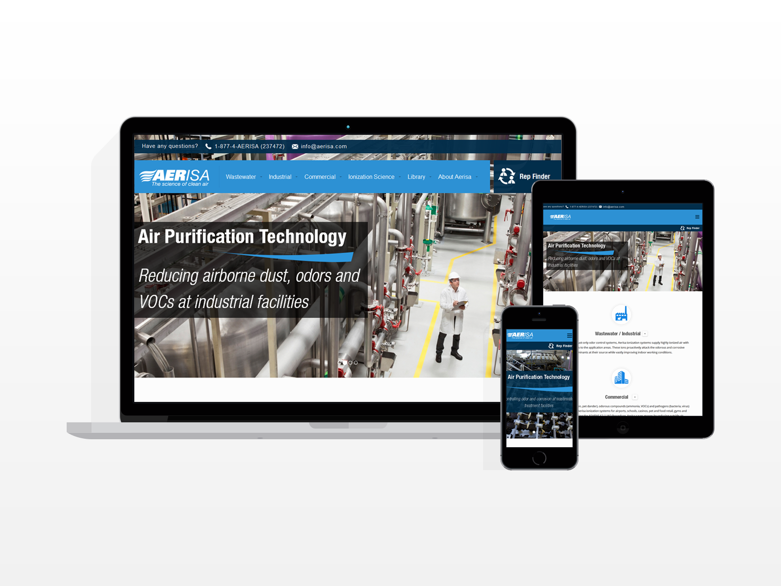 Aerisa Website Screenshot