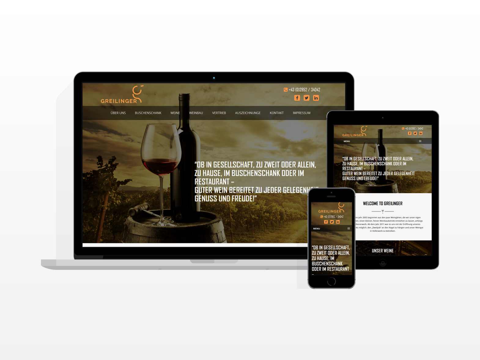 Greelinger Website Screenshot