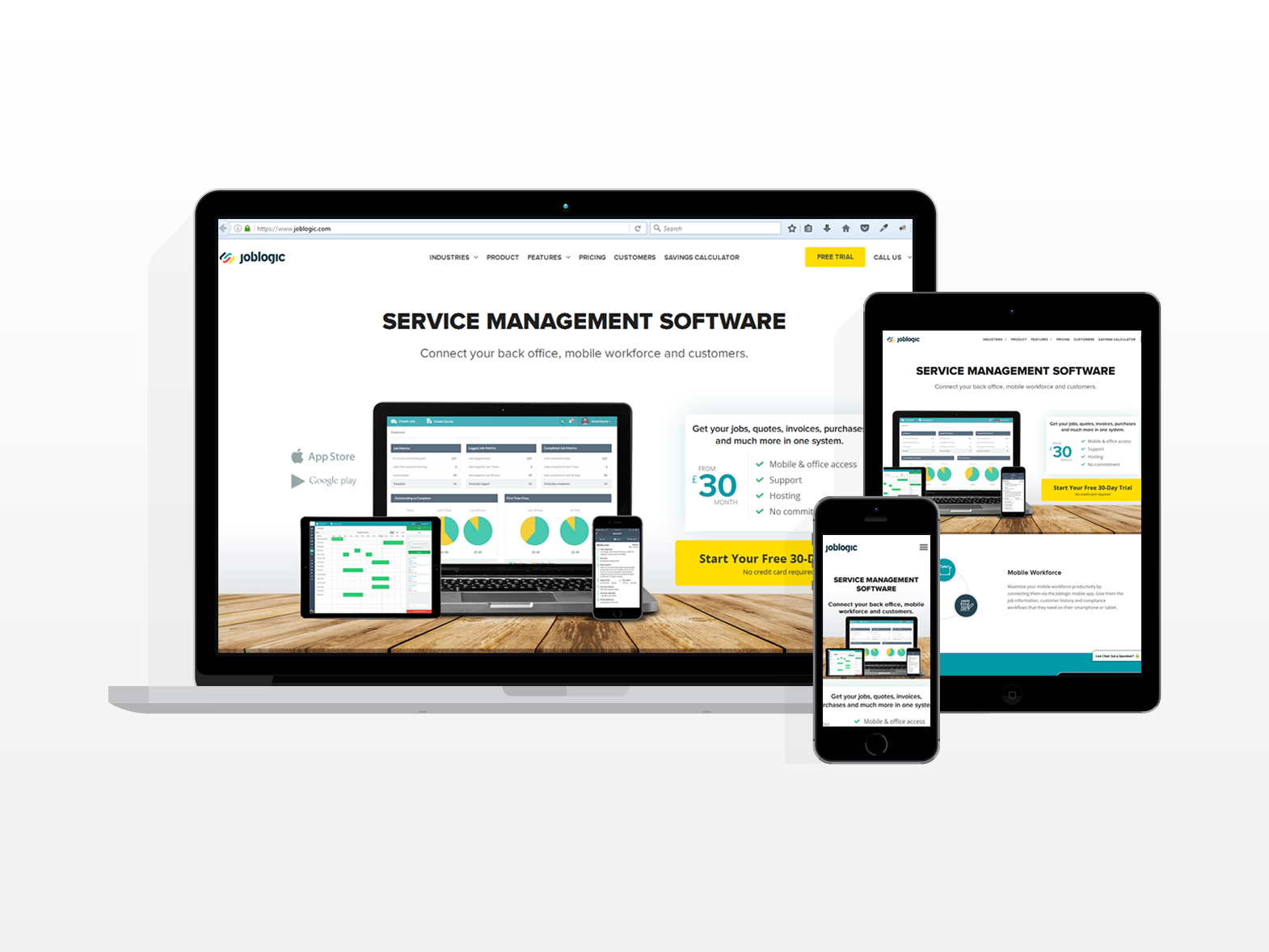 Job Logic Website Screenshot
